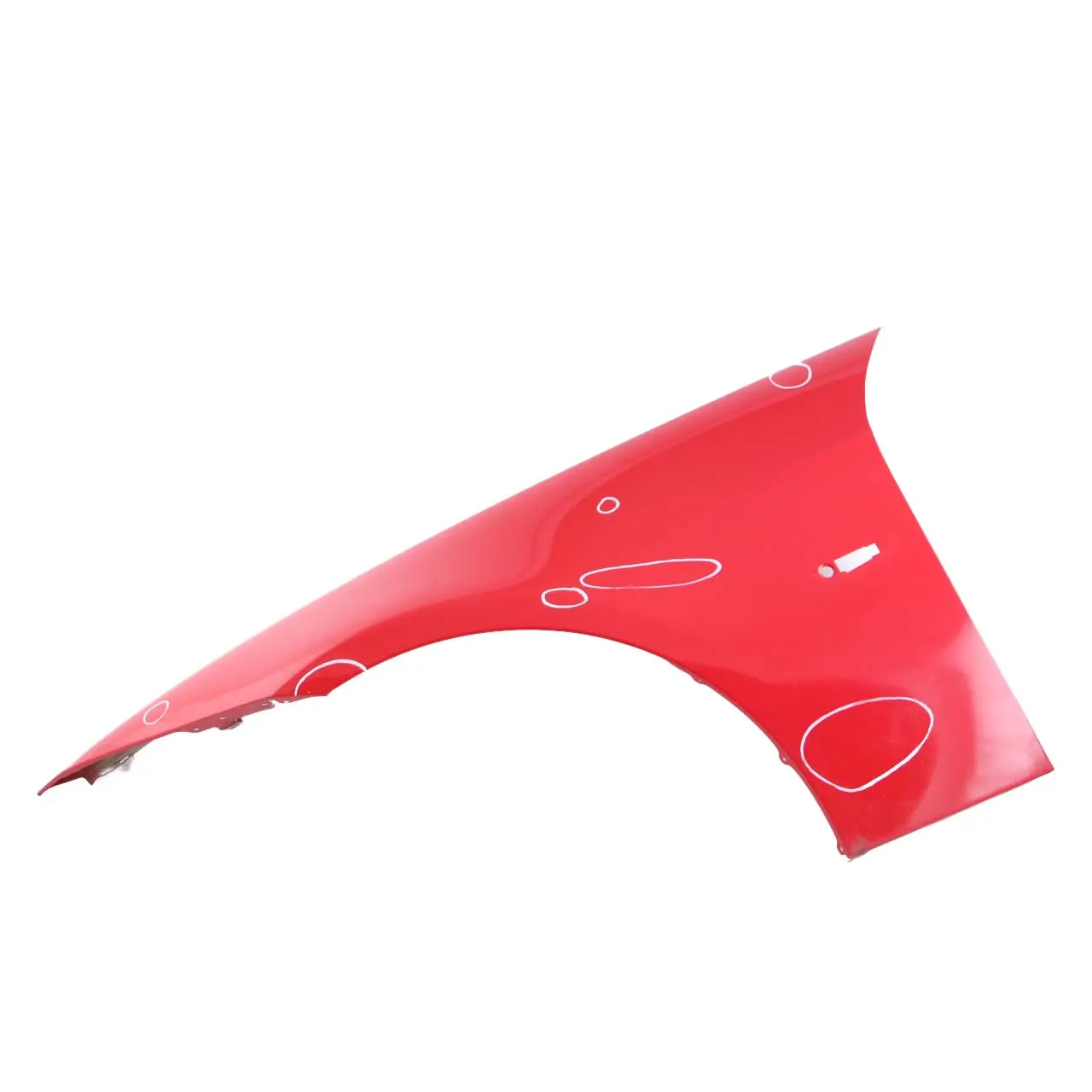 £BMW 3 Series E90 E91 Side Panel Fender Wing Front Left N/S Karmesinrot Red A61