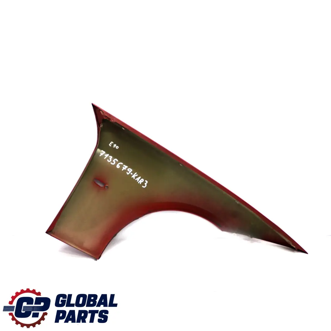 BMW E90 E91 Side Panel Fender Wing Front Left N/S Karmesinrot Crimson Red - A61