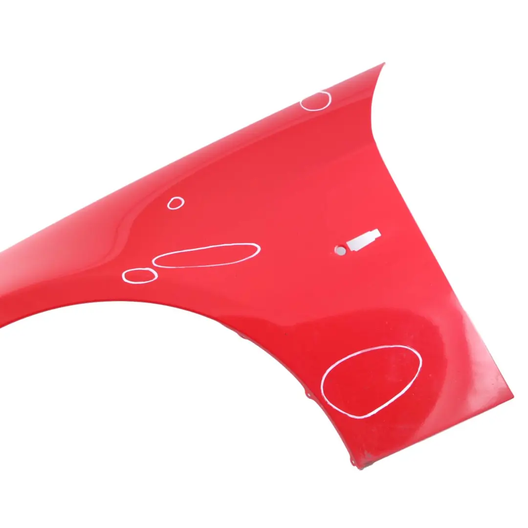 £BMW 3 Series E90 E91 Side Panel Fender Wing Front Left N/S Karmesinrot Red A61