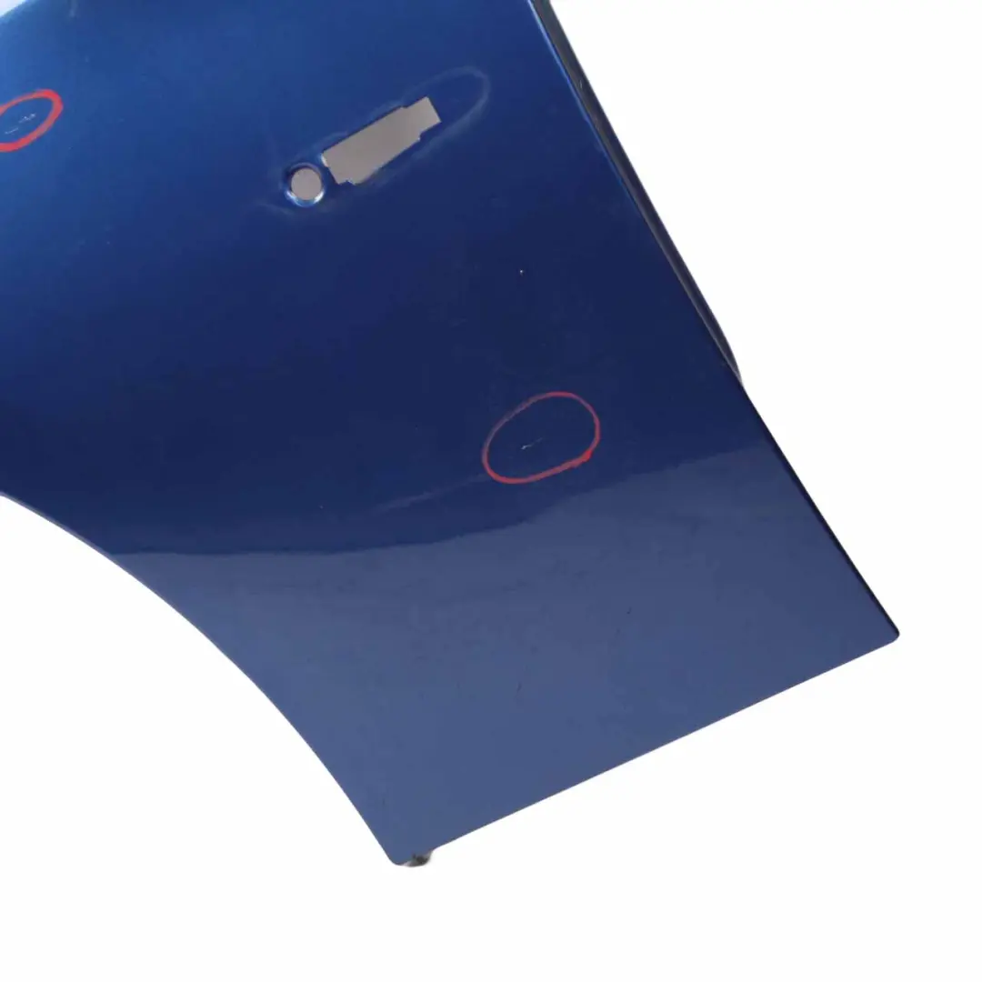 BMW E90 E91 Side Panel Fender Wing Front Left N/S Montegoblau Blue - A51