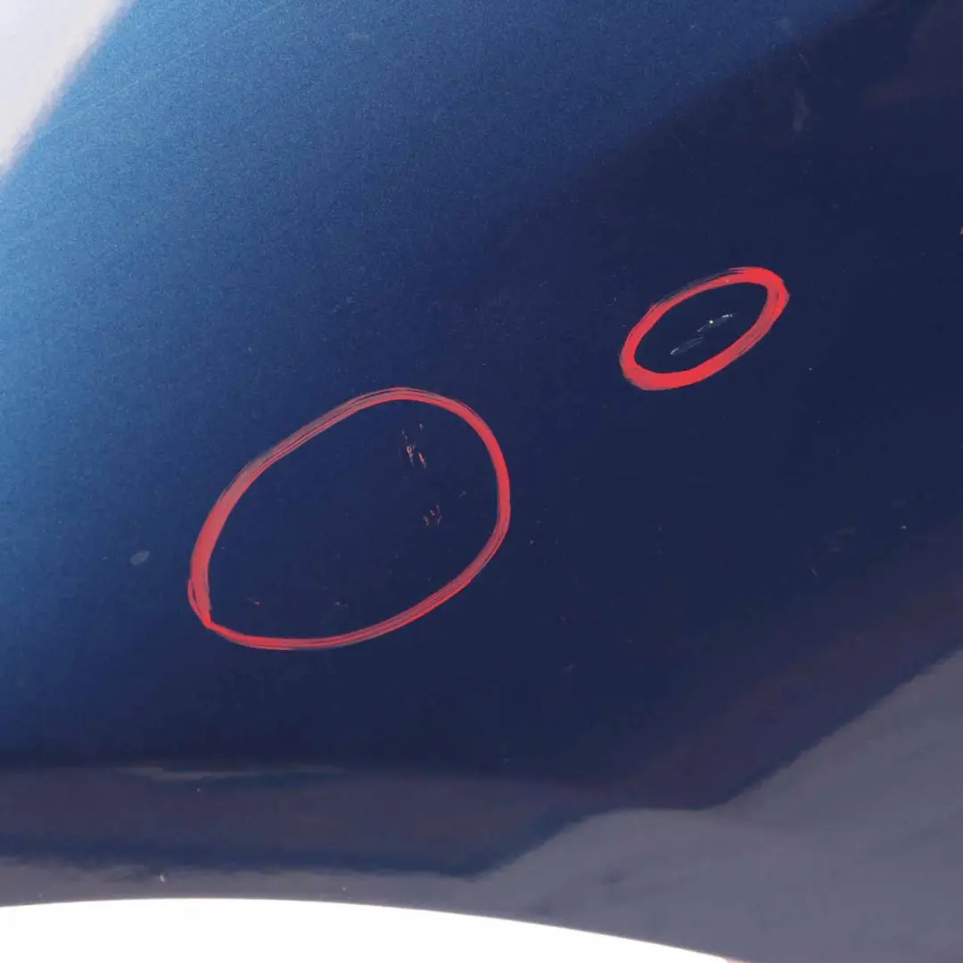 BMW E90 E91 Side Panel Fender Wing Front Left N/S Montegoblau Blue - A51