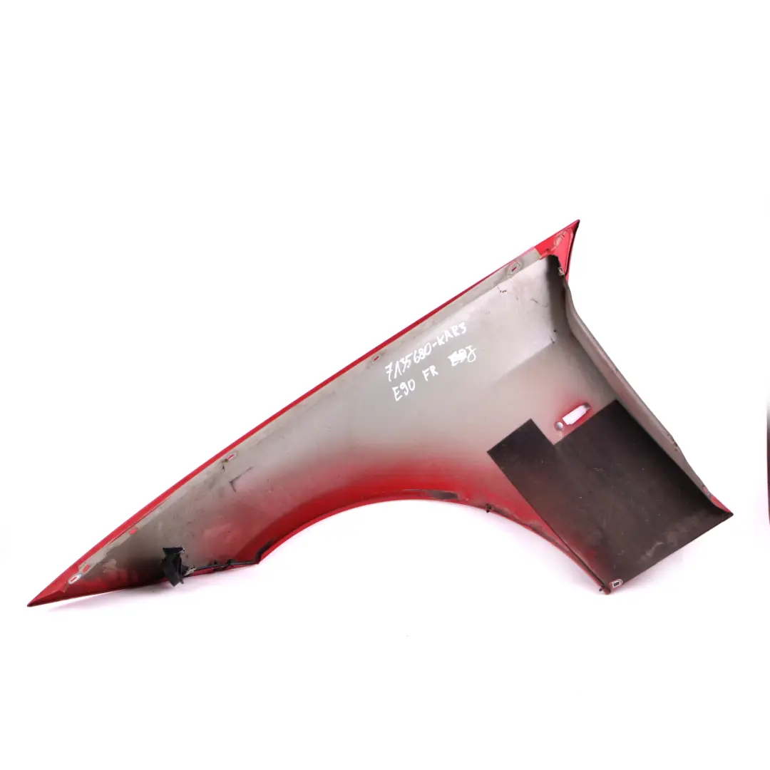 BMW E90 E91 Side Panel Fender Wing Front Right O/S Karmesinrot Crimson Red - A61