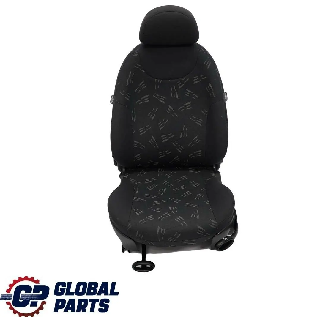 Mini Cooper One R50 Asiento Delantero Izquierdo Tela Random Negro Pantera