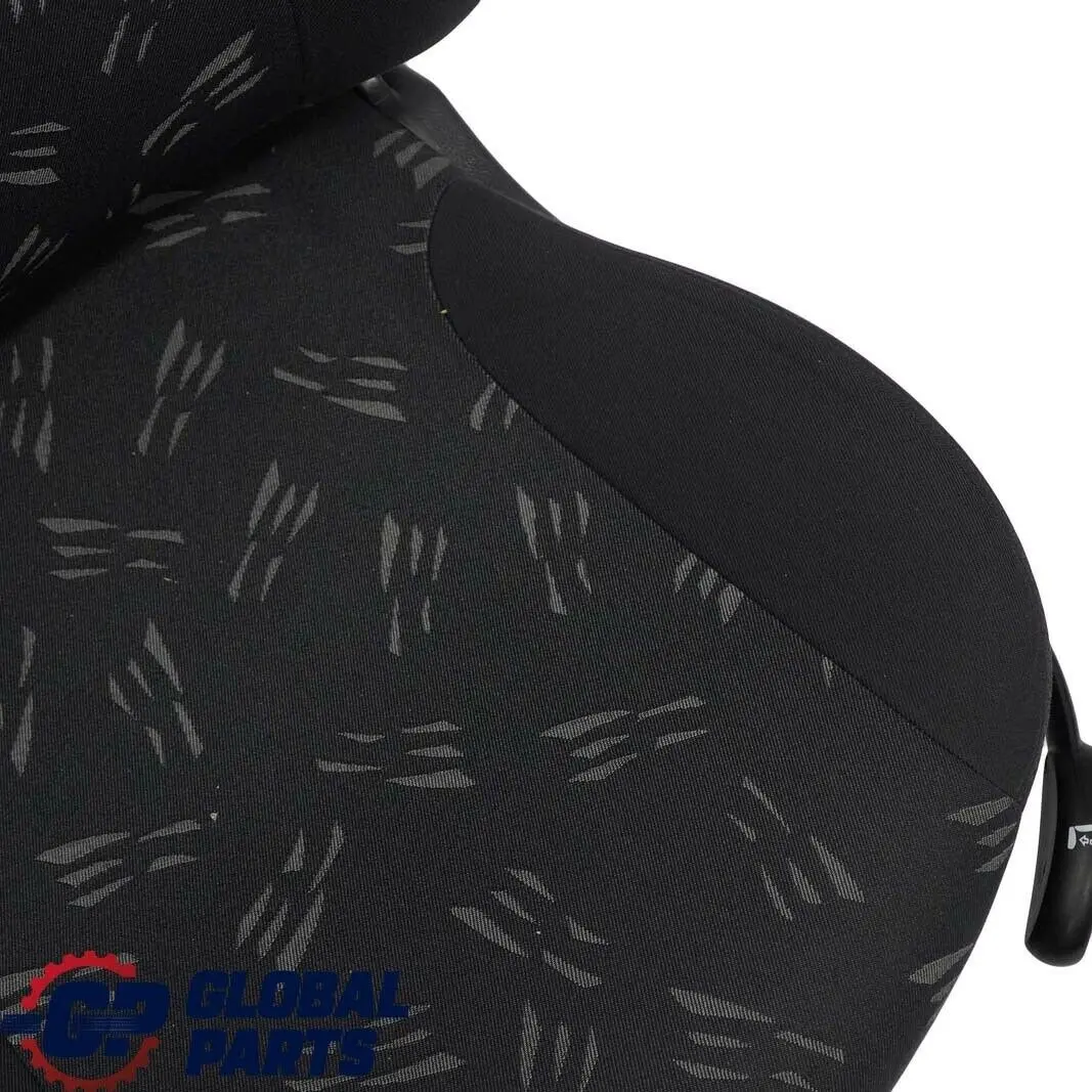 Mini Cooper One R50 Front Left N/S Cloth Fabric Random Seat Panther Black