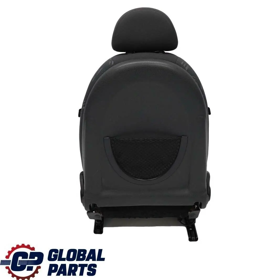 Mini Cooper One R50 Front Left N/S Cloth Fabric Random Seat Panther Black