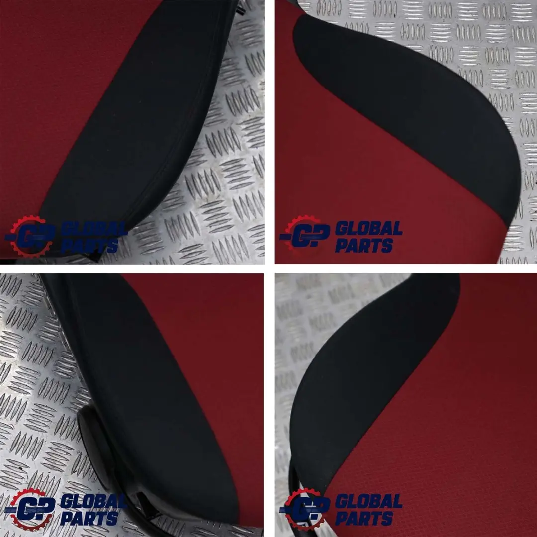 BMW Mini Cooper One R50 Front Right O/S Cloth Fabric Seat Molette Tartan Red