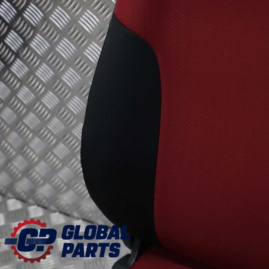 BMW Mini Cooper One R50 Front Right O/S Cloth Fabric Seat Molette Tartan Red