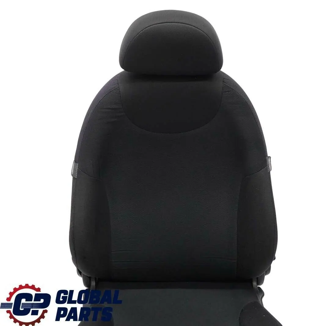 Mini Cooper One R50 Front Right O/S Cloth Fabric Molette Seat Panther Black