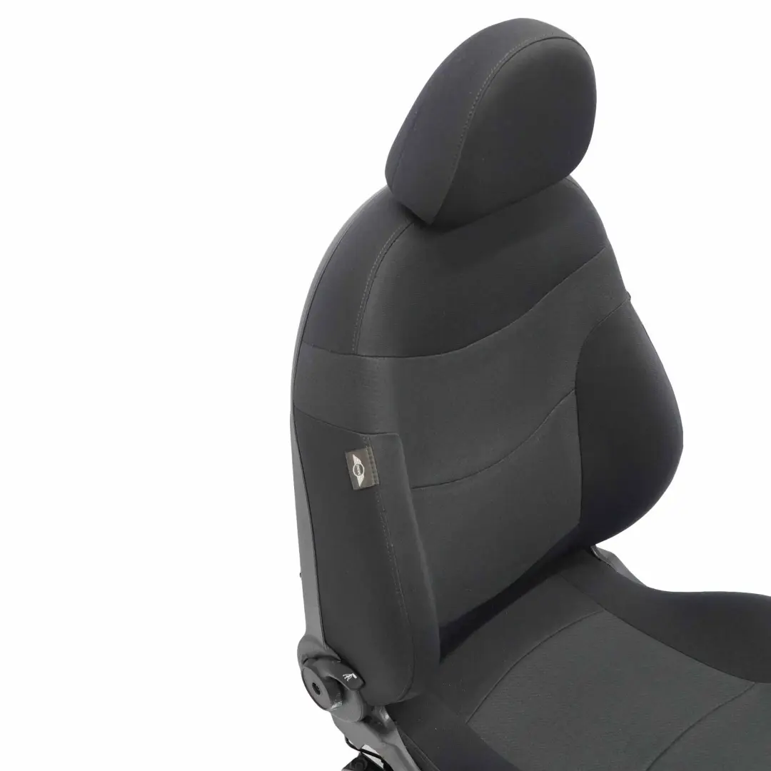 Front Seat Mini R50 Left N/S Cloth Molette Sport Panther Black AHPN