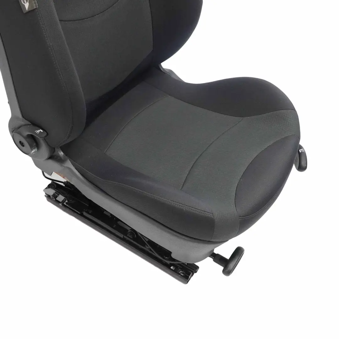 Front Seat Mini R50 Left N/S Cloth Molette Sport Panther Black AHPN