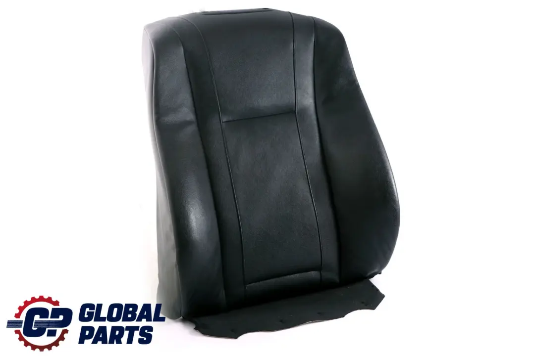 BMW 7 Series E65 E66 Front Seat Left Right N/O/S Backrest Cover Black Leather