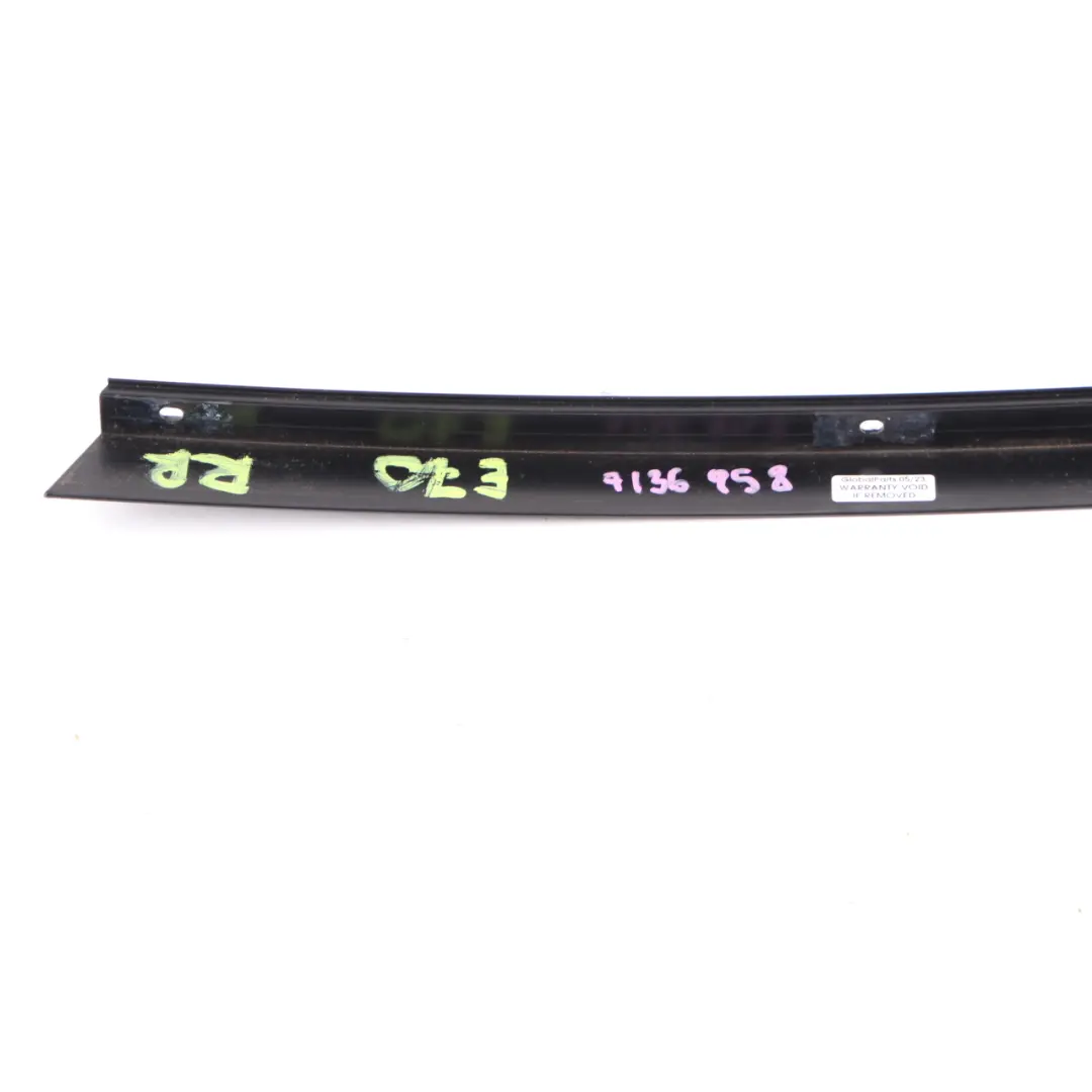 BMW X5 E70 Cover Window Frame C-column Rear Right O/S Door Pillar Black 7136958