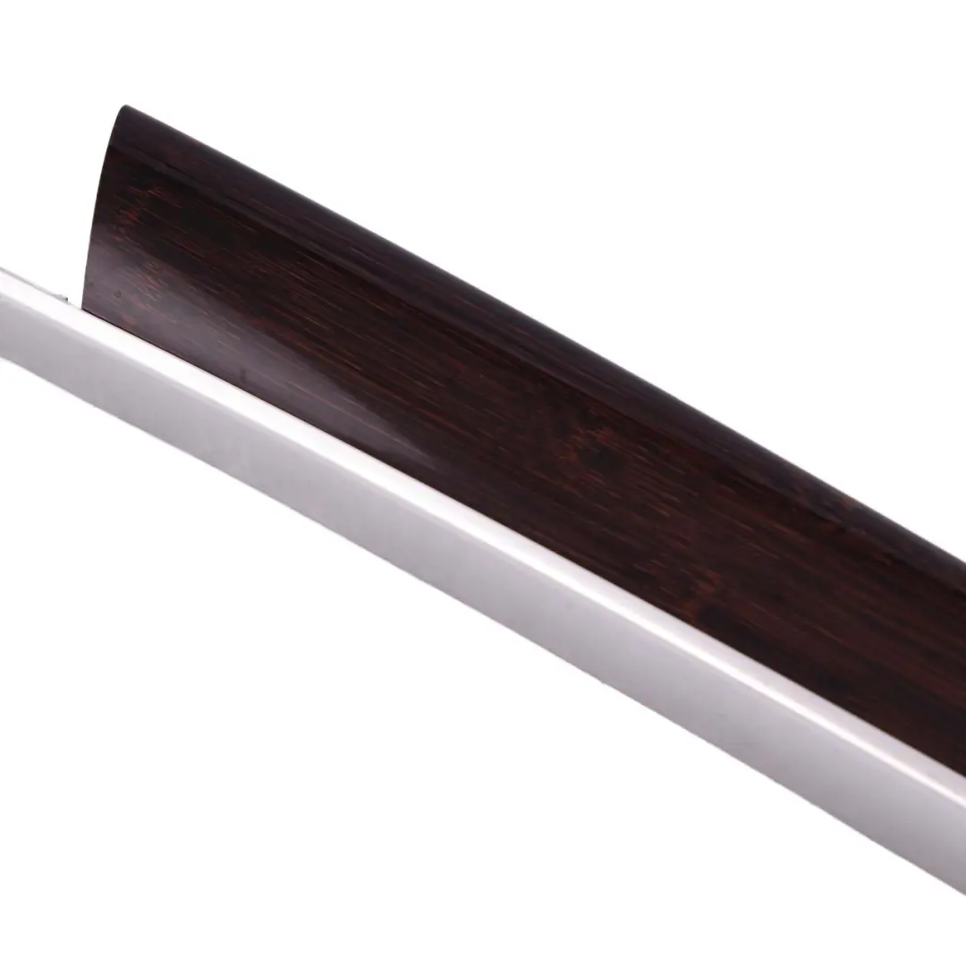 BMW X5 E70 Strip Trim Cover Door Rear Right O/S Wood Bamboo Grain Dark 7137204