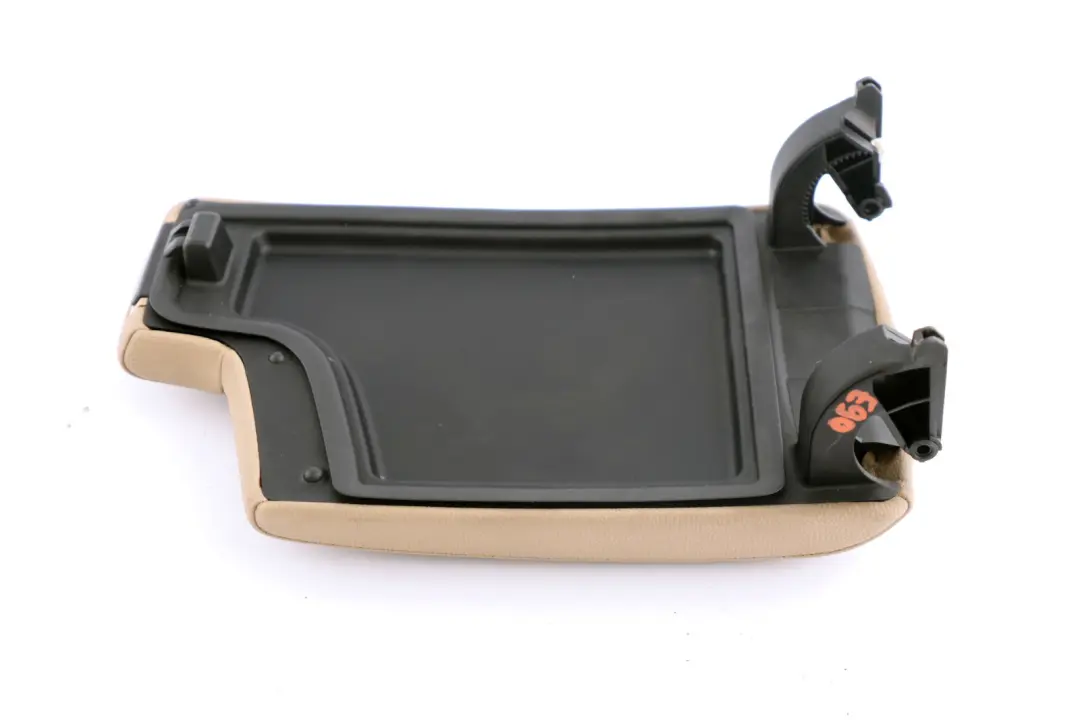 BMW 3 Series E90 E91 LCI Leather Cover Centre Console Armrest Beige 7137558