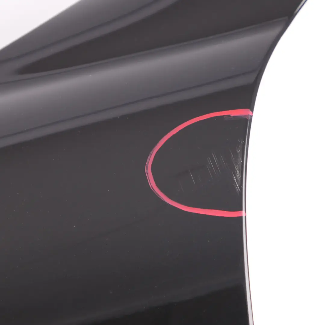 BMW E65 E66 Side Panel Wing Front Left N/S Black Sapphire Metallic - 475