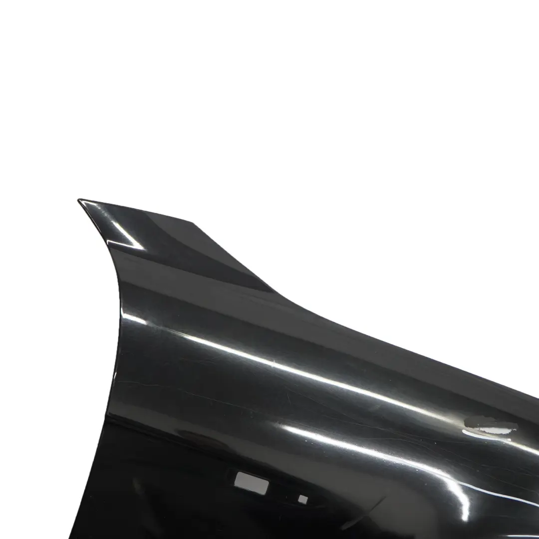 BMW E65 E66 Side Panel Wing Covering Front Right O/S Schwarz 2 Black - 668