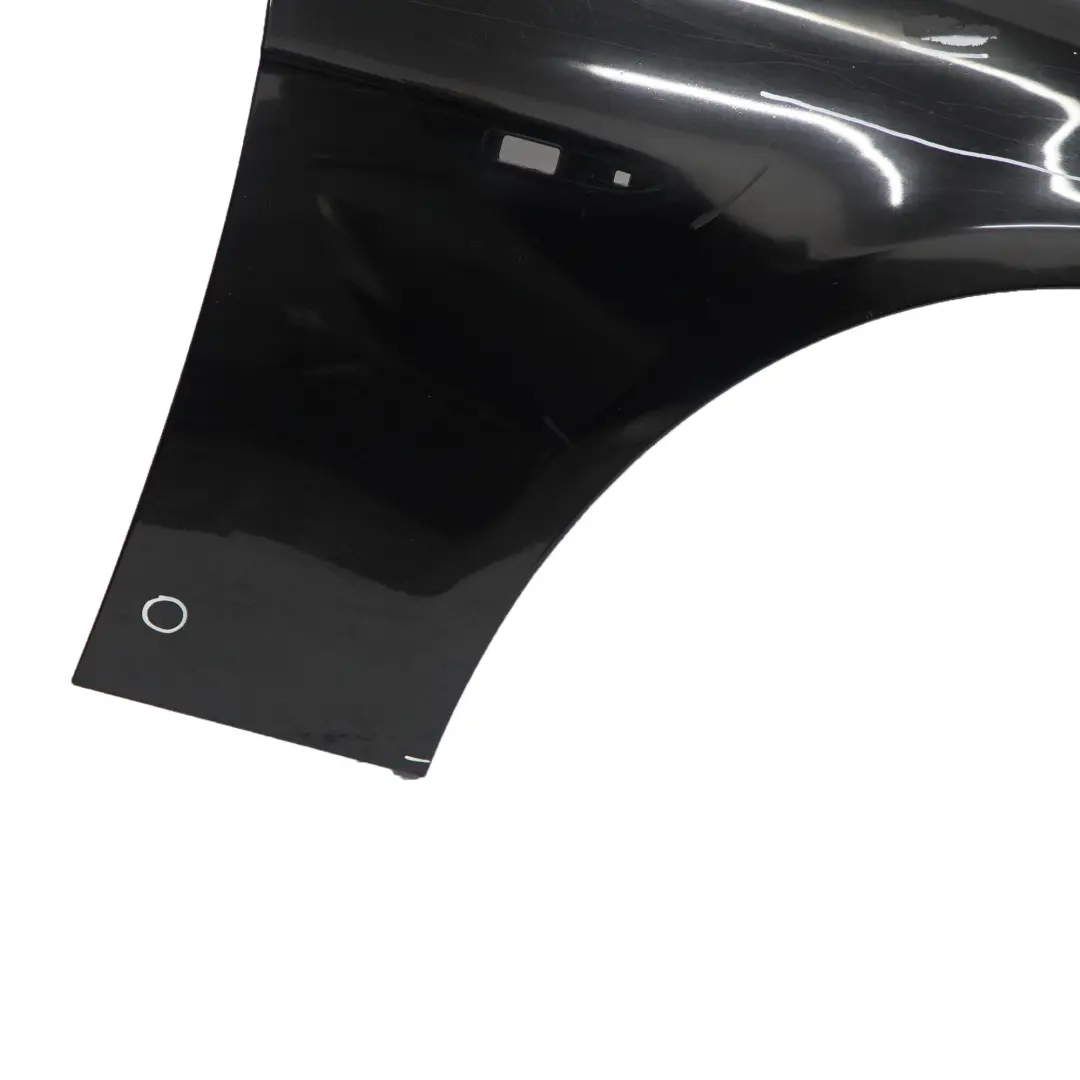 BMW E65 E66 Side Panel Wing Covering Front Right O/S Schwarz 2 Black - 668