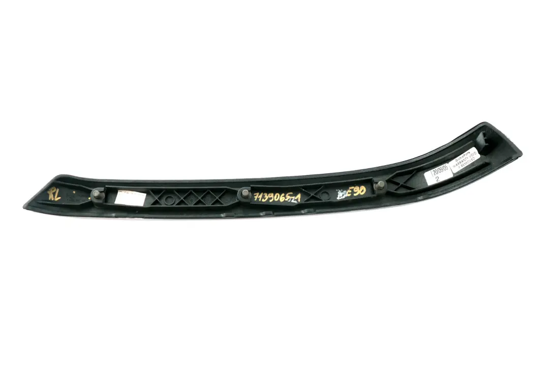 BMW 3 Series 1 E90 Decorative Strip Trim Cover Rear Left Door N/S Brushed Alu