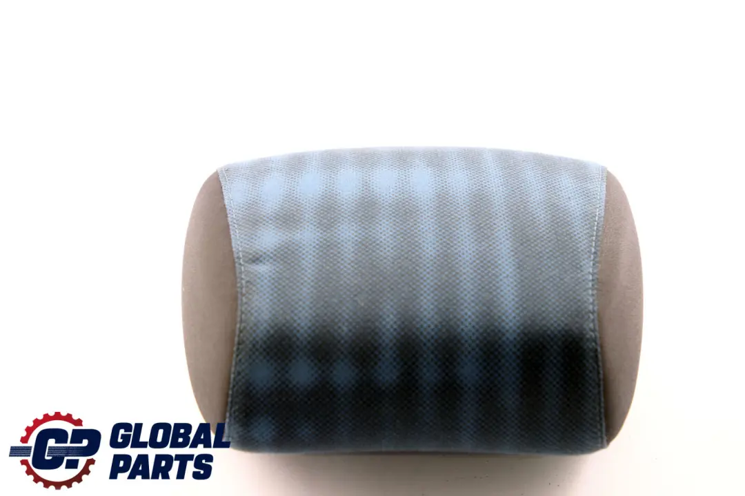 BMW 1 E87 Front Seat Left Right Headrest Cloth Imitation Leather Sydney Blue