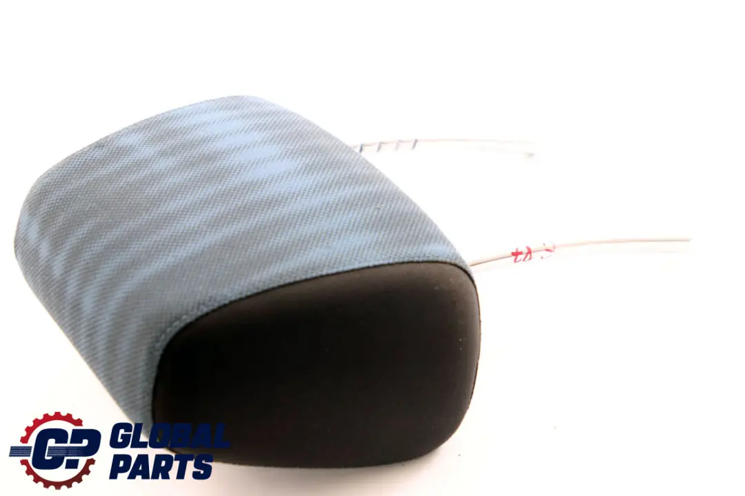 BMW 1 E87 Front Seat Left Right Headrest Cloth Imitation Leather Sydney Blue