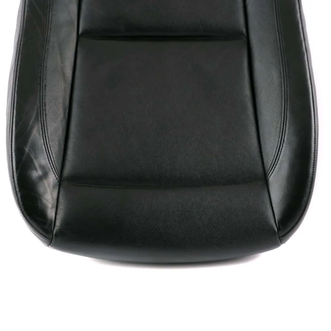 BMW 1 E87 Front Left Right Seat N/O/S Leather Trim Cover Black Heated