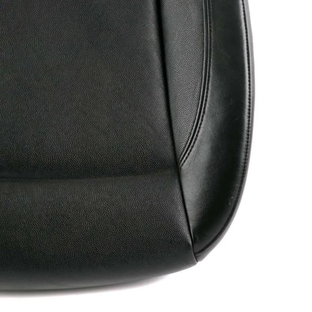 BMW 1 E87 Front Left Right Seat N/O/S Leather Trim Cover Black Heated