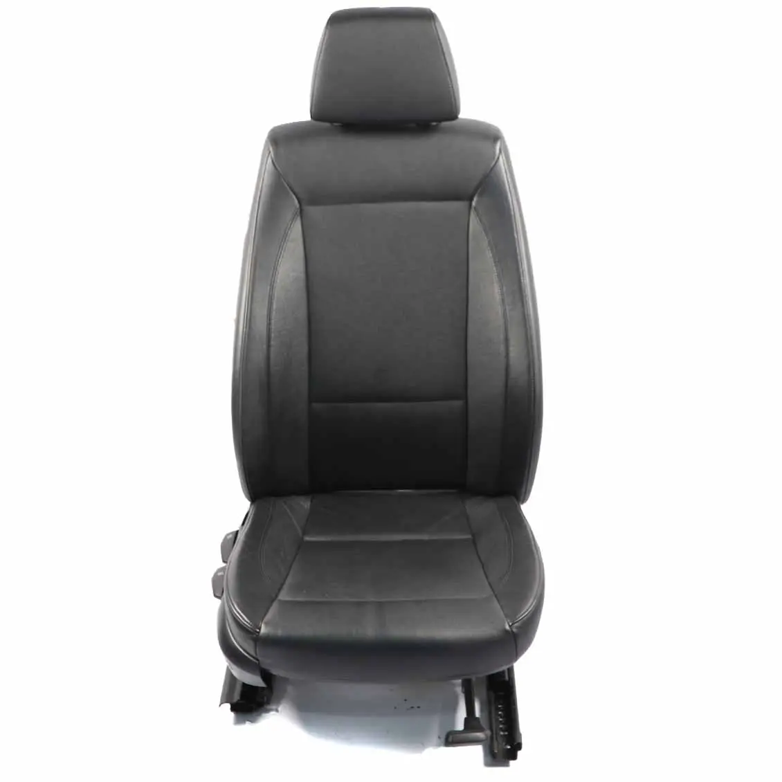 BMW E87 Front Seat Right O/S Leather Boston Black Interior Cover