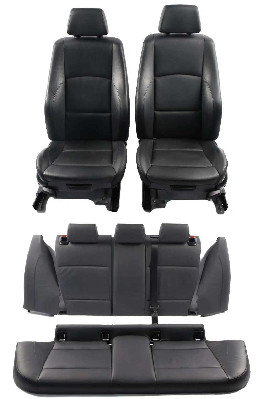 Seats BMW E87 M Sport Black Leather Interior Front Left Right N/O/S Seat 