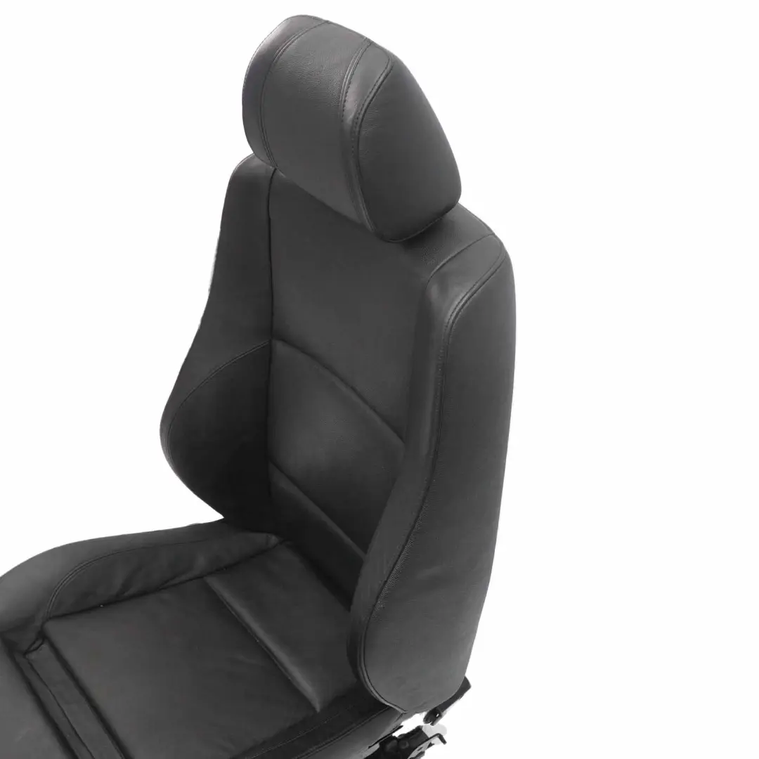 Asiento Delantero BMW E87 M Sport Derecho Cuero Negro Boston Interior Negro