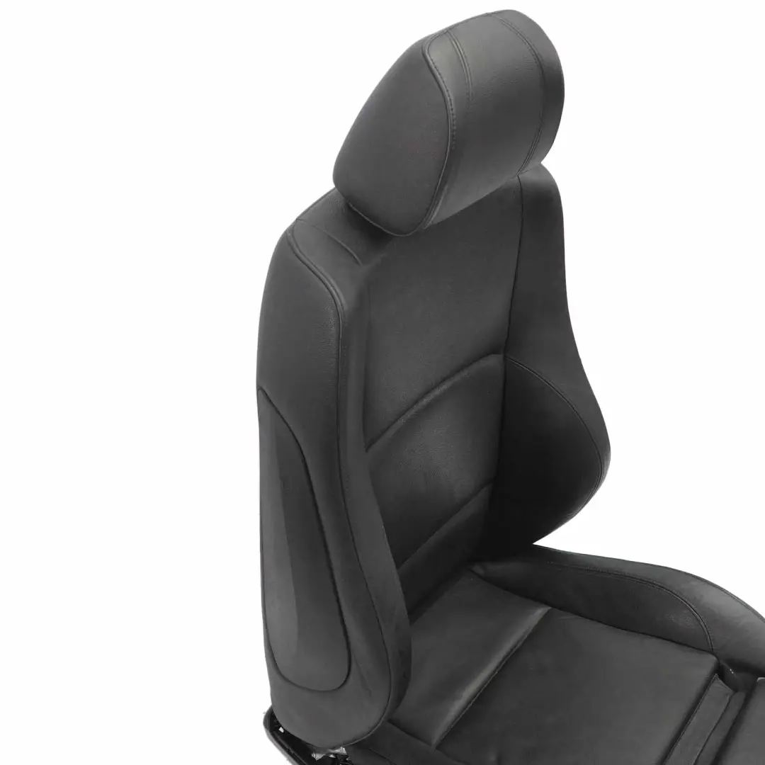 Asiento Delantero BMW E87 M Sport Derecho Cuero Negro Boston Interior Negro