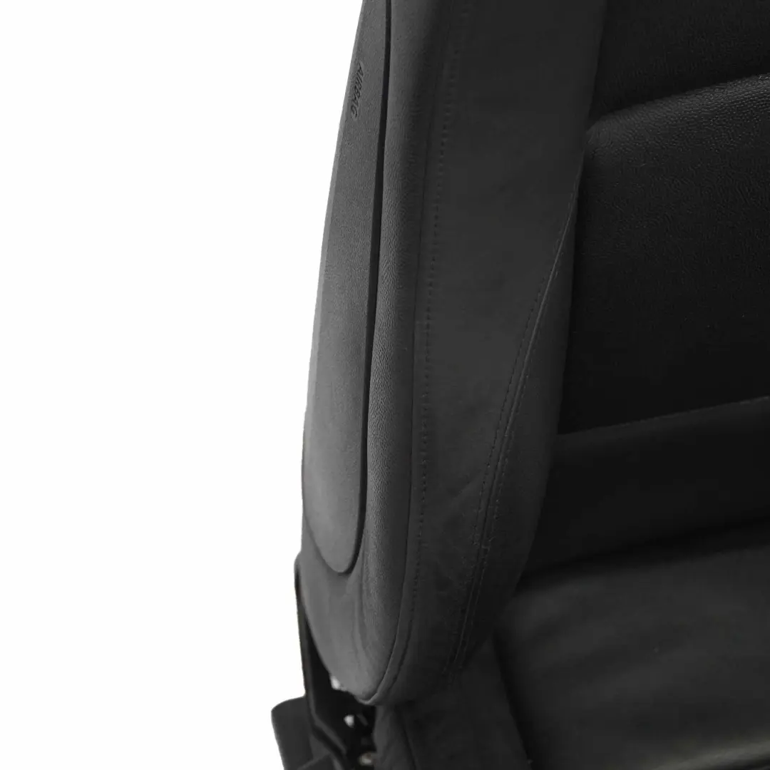 Asiento Delantero BMW E87 M Sport Derecho Cuero Negro Boston Interior Negro