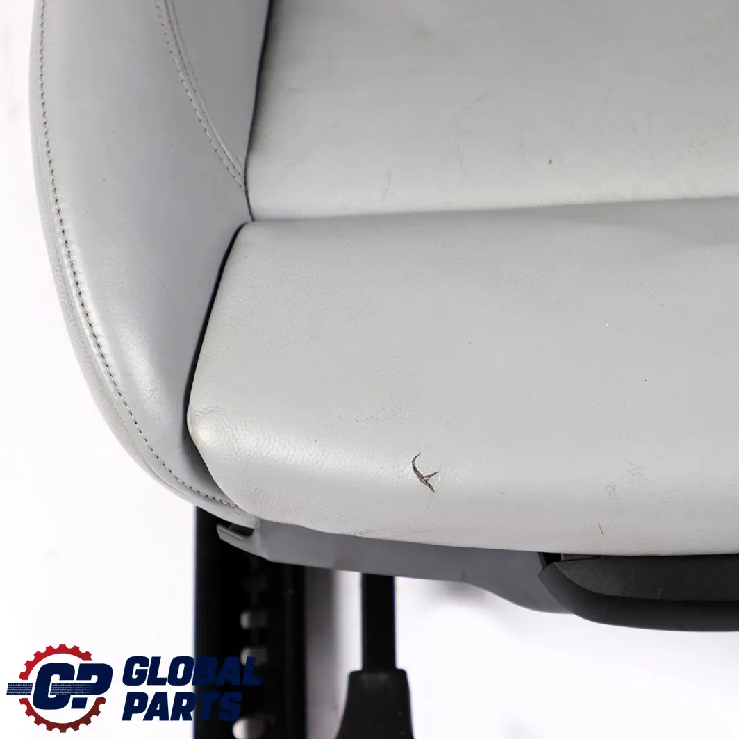 £*BMW 1 Series E87 M Sport Grey Alaskagrey Leather Interior Front Left N/S Seat