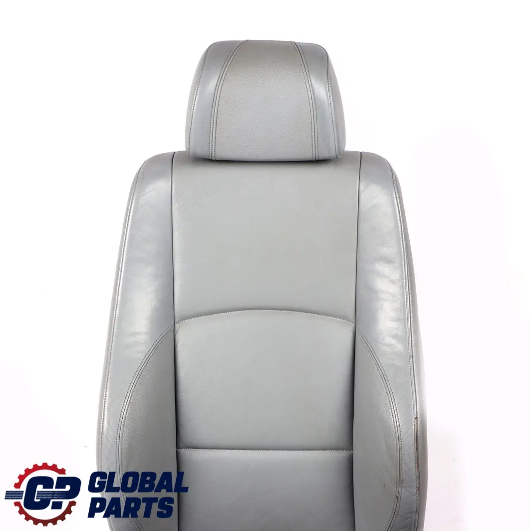 £*BMW 1 Series E87 M Sport Grey Alaskagrey Leather Interior Front Left N/S Seat