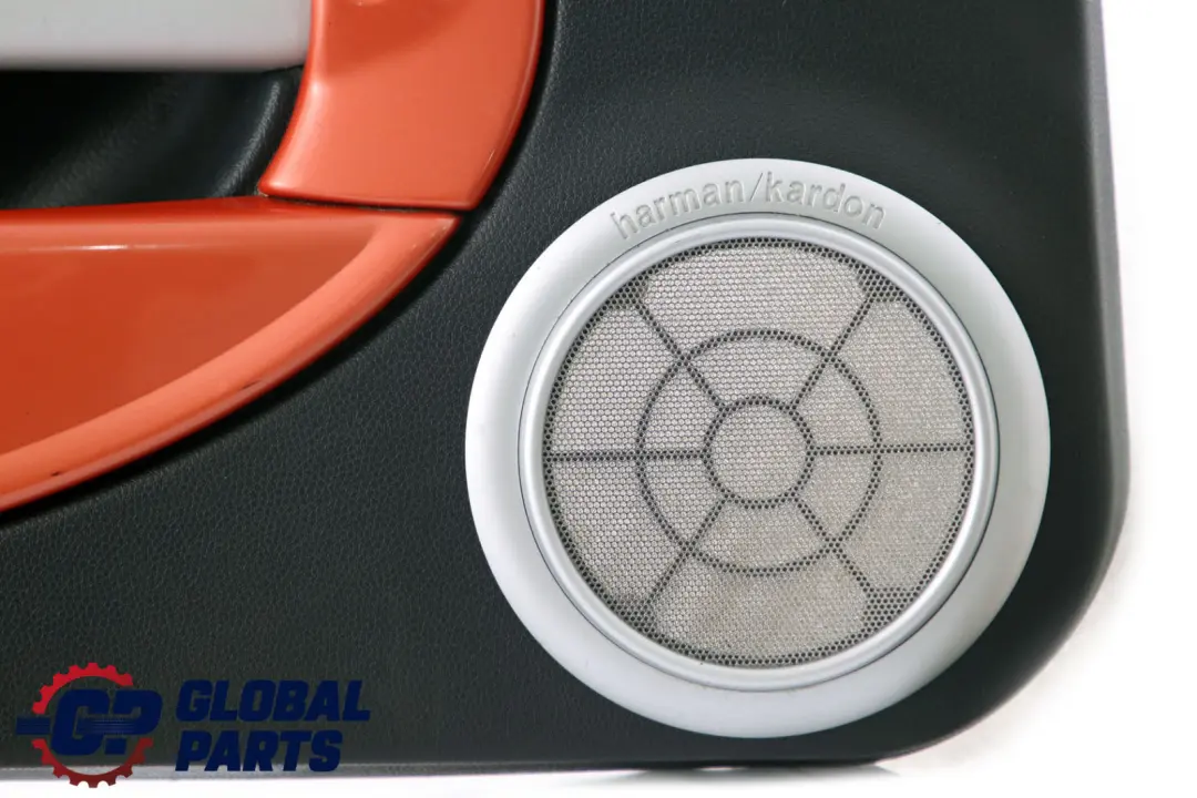 BMW Mini R50 R53 Türverkleidung Hi-Fi Anthrazit Vorn Links Schwarz Hot Orange