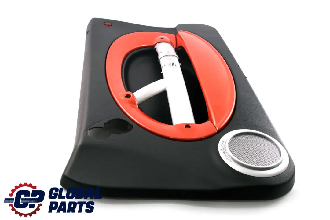 BMW Mini R50 R53 Front Right O/S Hi-Fi Door Card Side Trim Black Hot Orange