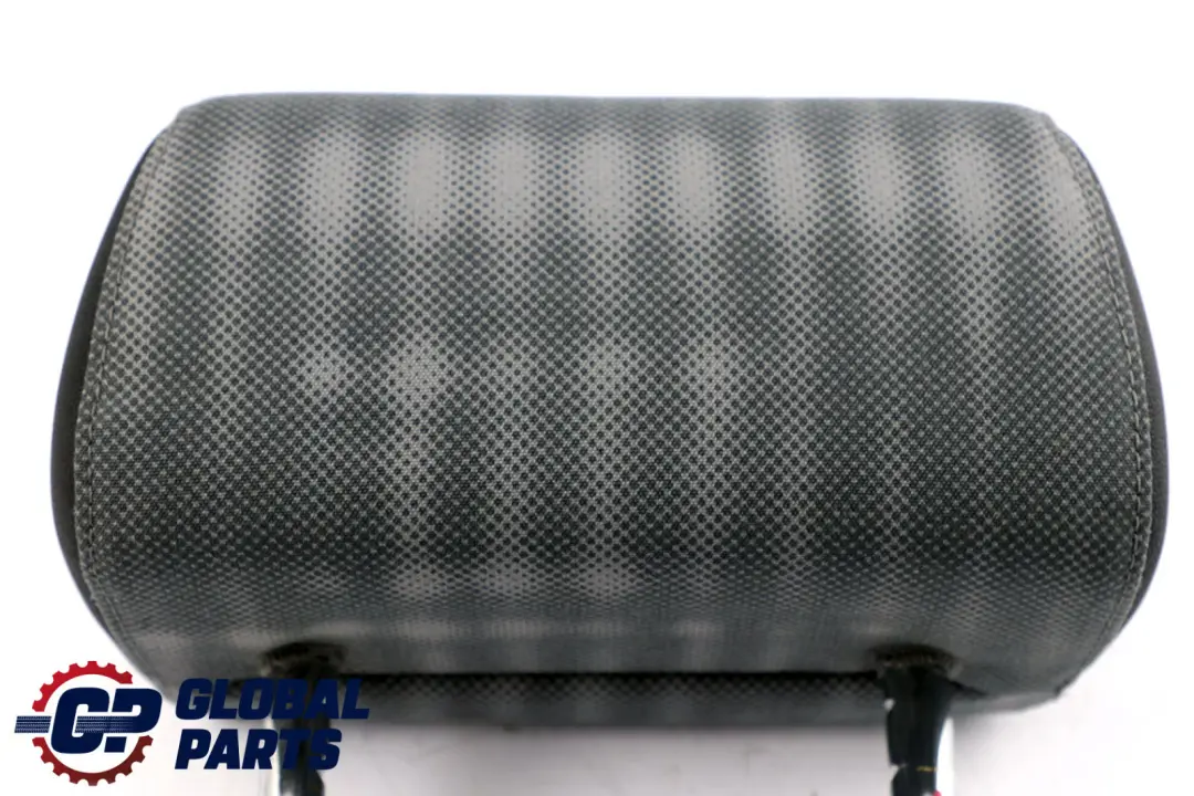 BMW E87 Asiento Trasero Izquierda Derecha Faux Cuero Reposacabezas Alaska Gris