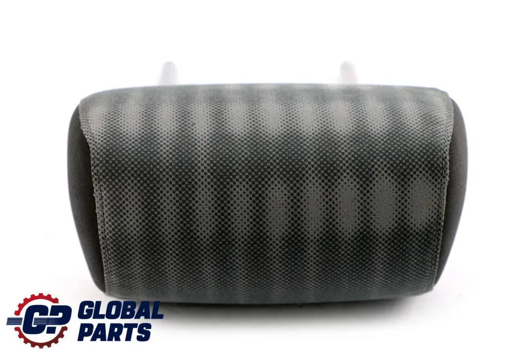 BMW E87 Asiento Trasero Izquierda Derecha Faux Cuero Reposacabezas Alaska Gris