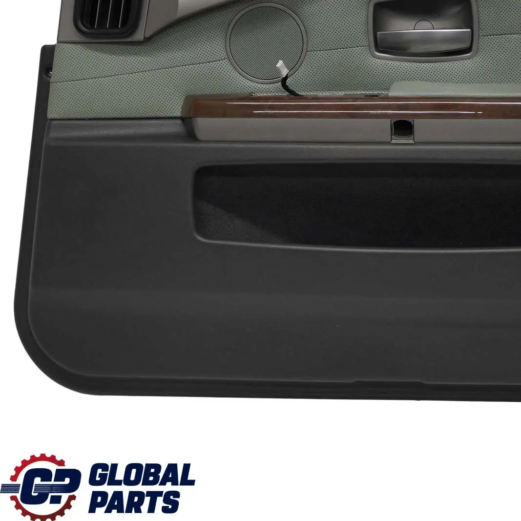 BMW 7 Series E65 E66 Front Right O/S Door Card Leather Nasca Green Lining Trim