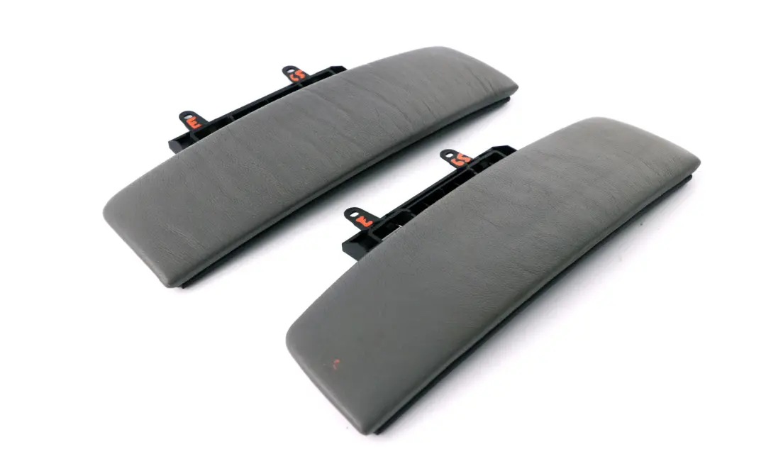 BMW 7 Series E65 E66 E67 Set Cover Centre Armrest Front Leather Flanellgrau