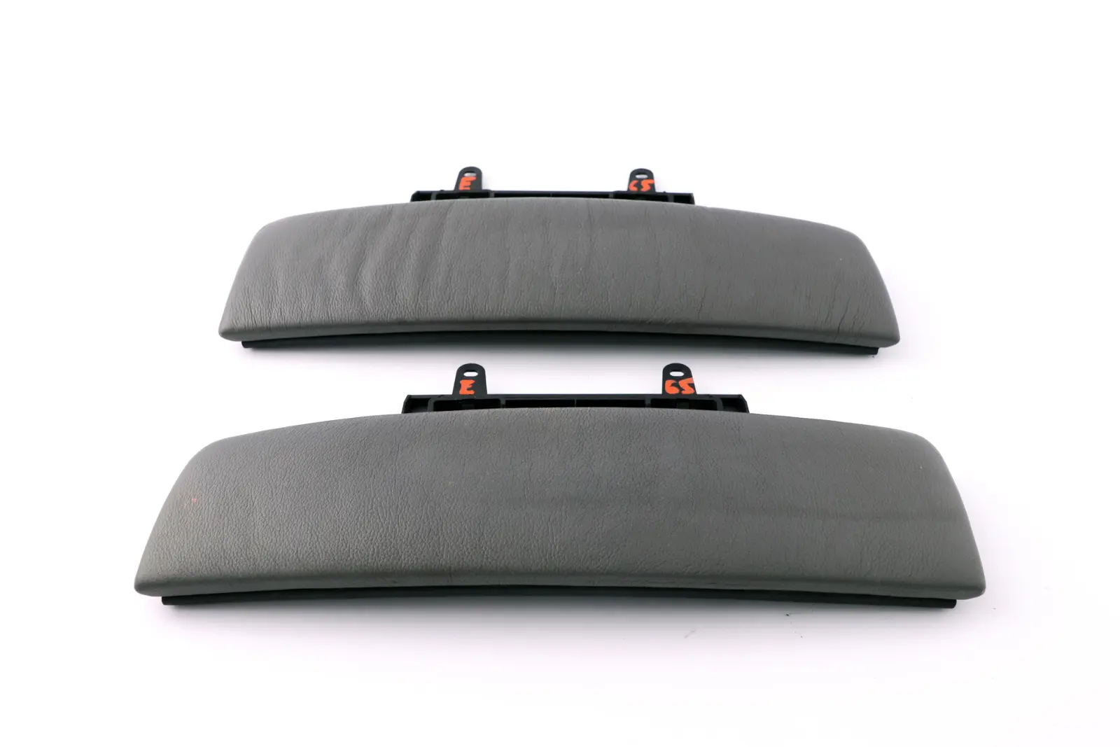 BMW 7 Series E65 E66 E67 Set Cover Centre Armrest Front Leather Flanellgrau