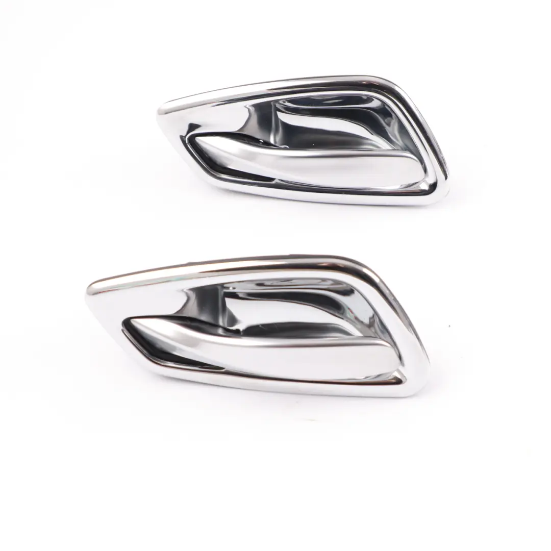 Interior Door Handle BMW E90 E91 Inside Trim Cover Left Right N/O/S Chrome Set