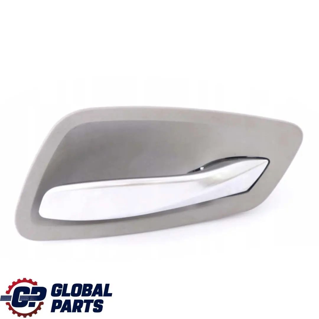 BMW 3 Series E90 E91 LCI Door Card Trim Handle Inside Right Grey O/S 7144548