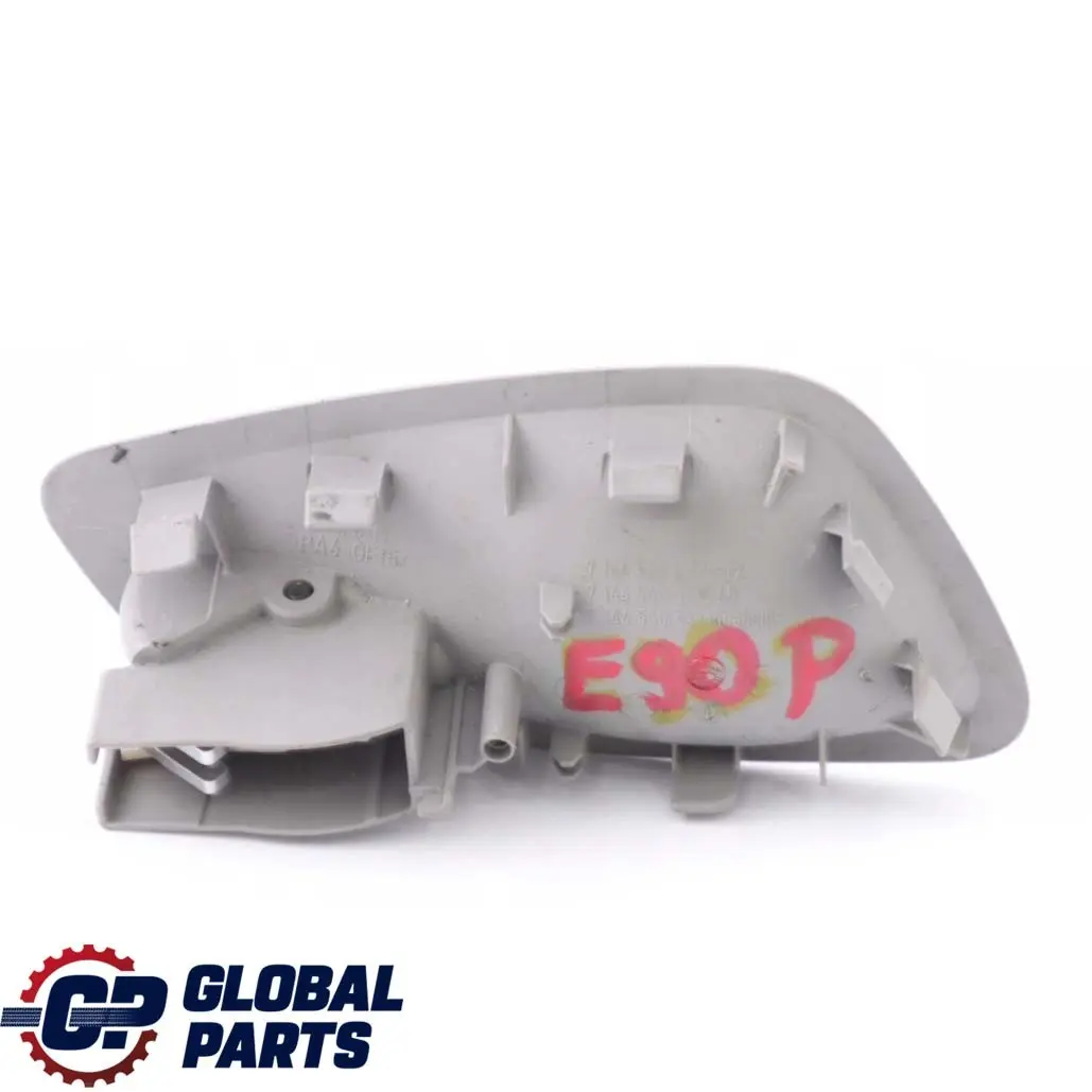 BMW E90 E91 LCI Empu?adura De La tarjeta De puerta interior derecha gris 7144548