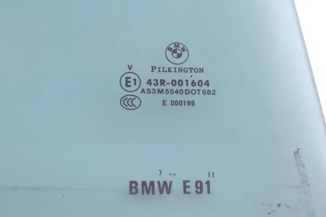 BMW E91 Prawa Szyba Drzwi Prawy Tył AS3