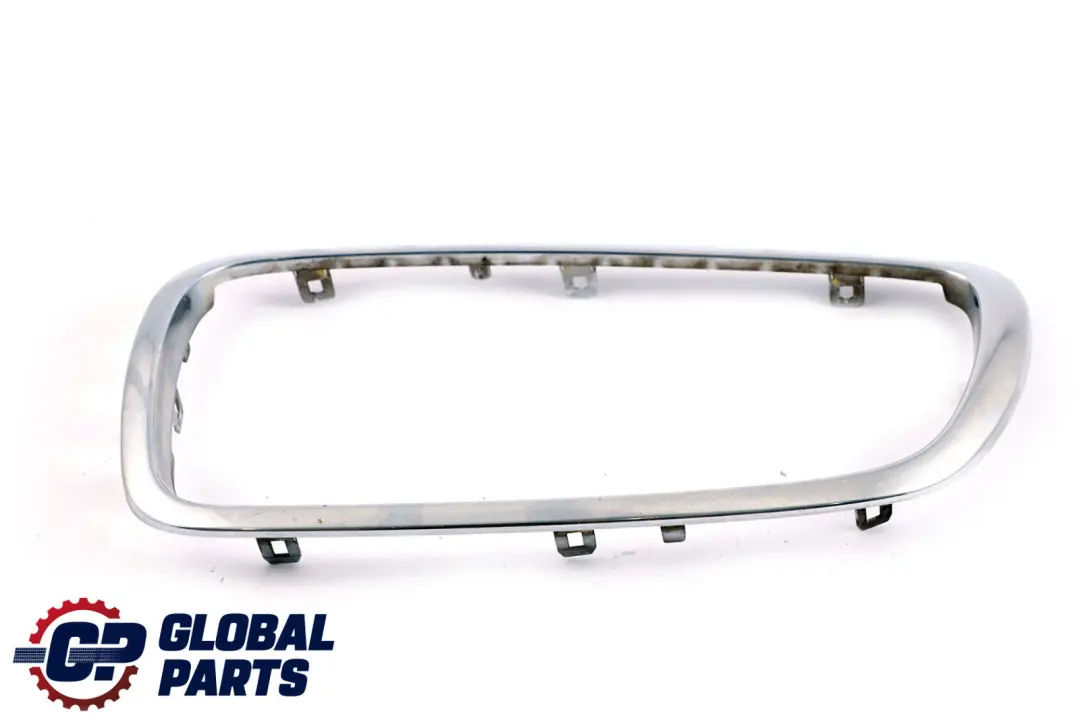 BMW E65 E66 E67 Kidney Grille Trim Ring Cromado Delantero Izquierdo 7145739