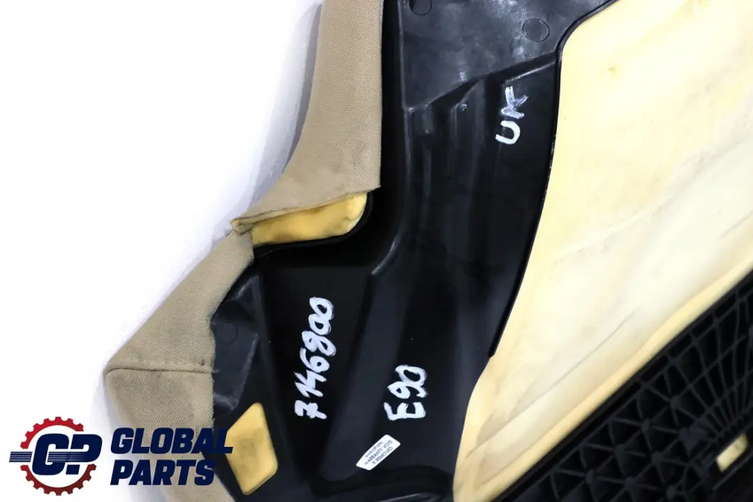 BMW 3 Series E90 Interior Rear Seat Couch Base Bench  Cloth Fluid Beige