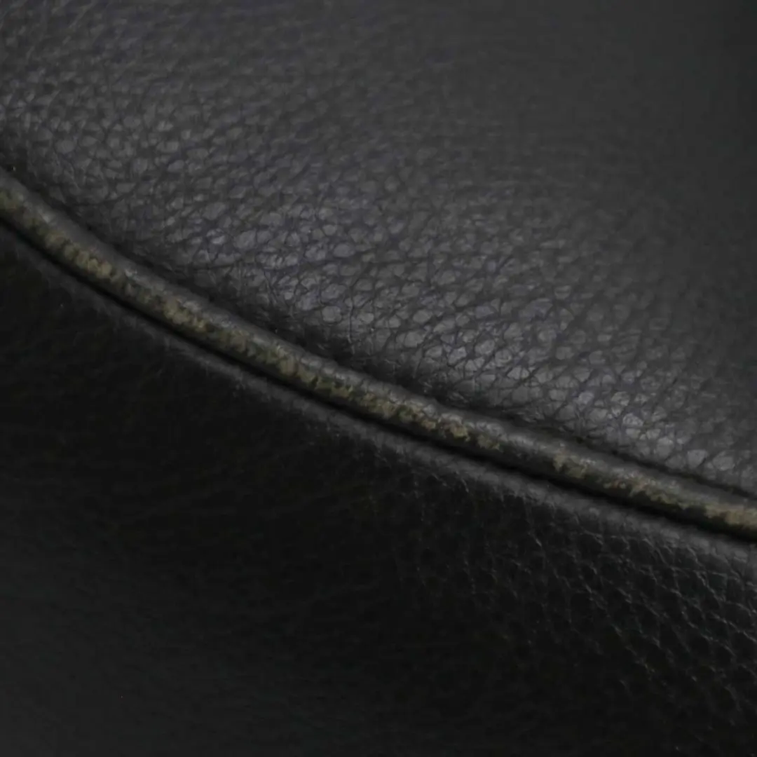 Rücksitzbank BMW E90 Schwarz Leder Interieur Sitz Couch Base Schwarz