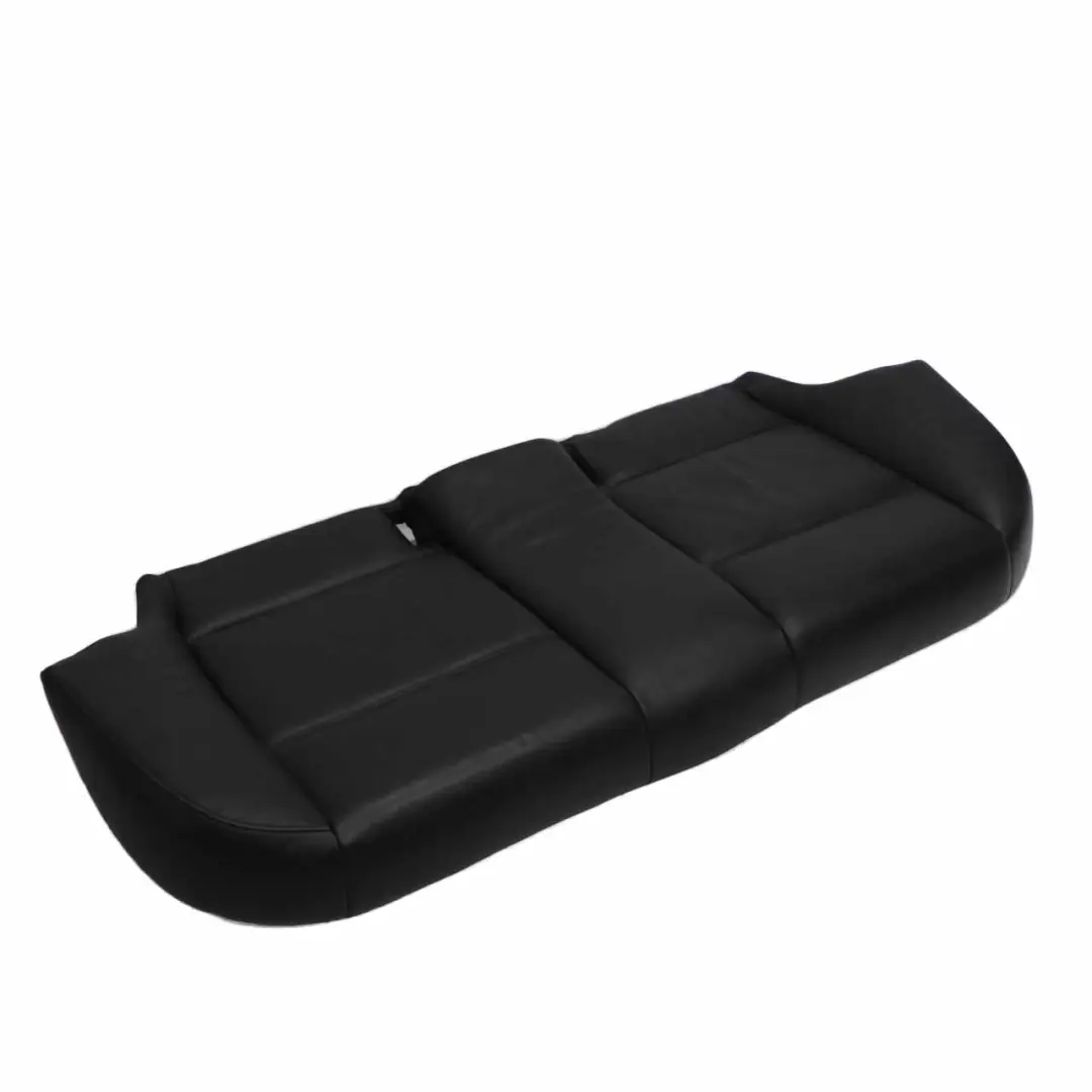 Rücksitzbank BMW E90 Schwarz Leder Interieur Sitz Couch Base Schwarz