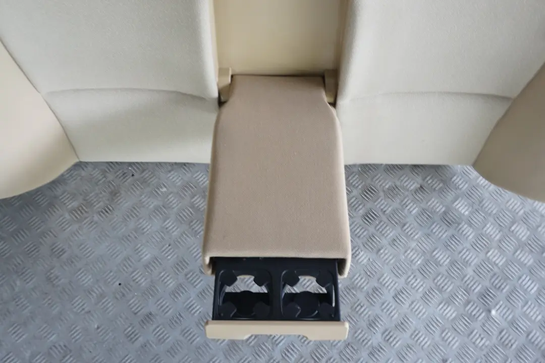 BMW 3 Series E90 Cover Backrest Rear Seat Couch Cloth Stoff Fluid Beige