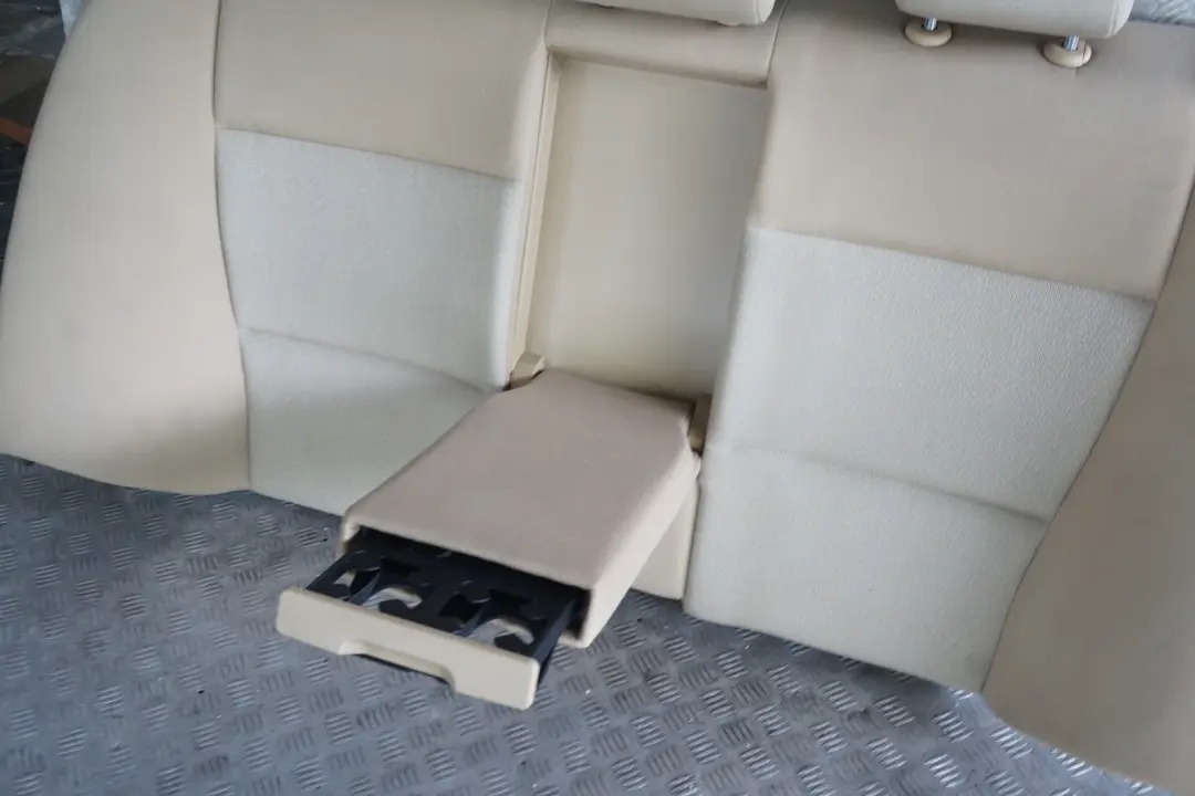 BMW 3 Series E90 Cover Backrest Rear Seat Couch Cloth Stoff Fluid Beige